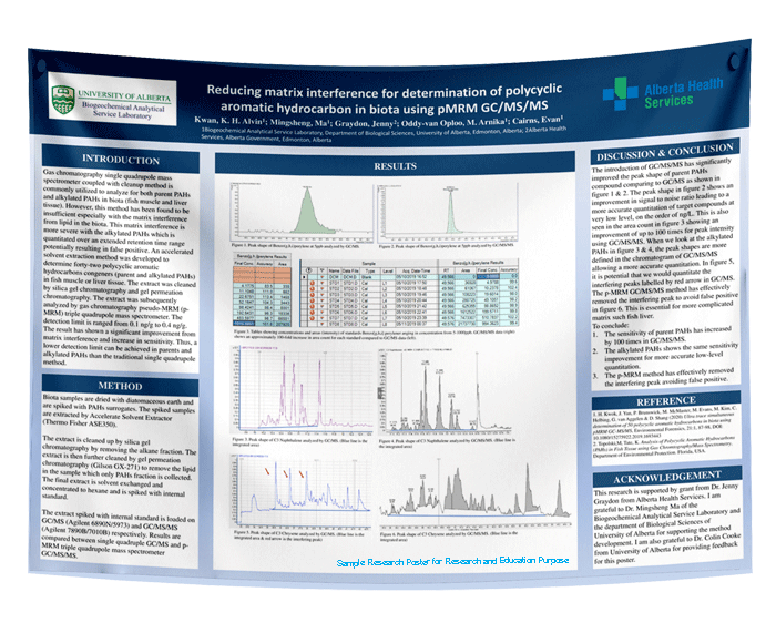 Mount Royal Calgary Paper & Fabric Research Poster